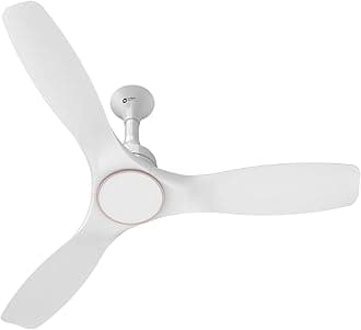 1200mm Aerosense BLDC Ceiling Fan with Remote | BEE 5-star rated Energy Saving Fan | 5-year warranty by Orient | White, pack of 1