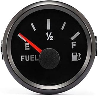 ELING Fuel Level Gauge Meter 0-190ohm Signal 52mm With Backlight 12V/24V