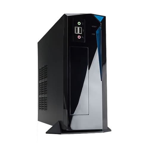 IN-WIN 200W Mini-ITX Slim Desktop Case, Black BP655.FH200B