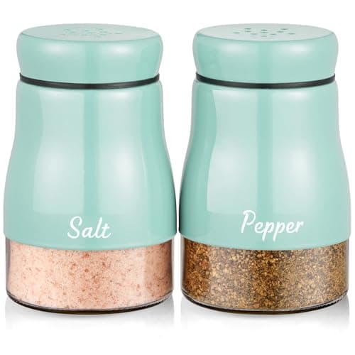 Turquoise Salt and Pepper Shakers Set