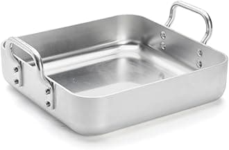 7664.30 Choc Thick Aluminium Roasting Pan with 2 Handles, 30 x 30 cm