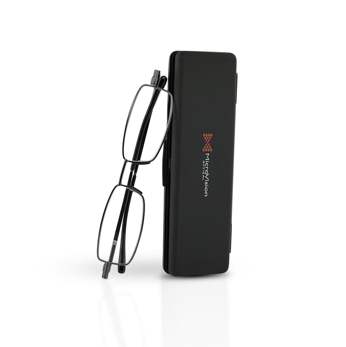 - Flat Folding Reading Glasses With Compact Case For Women and Men, Slim, Foldable Frame Eyeglasses