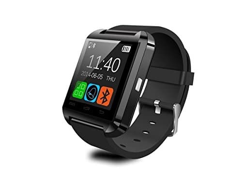 albitastore U8 Smart Watch/U8 Smart Watch Android/Bluetooth Watch/Watch/Watch for Health with Touchscreen and Camera, Long Battery Life In Time of Waiting For Iphone Android Phones Smartphone and IOS devices (Black)