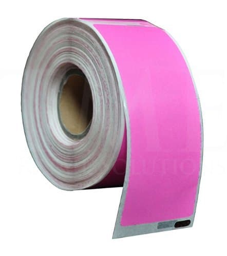 1 x Coloured Dymo Sieko 99012 Compatible Address Label Rolls - 36mm x 89mm - for All LabelWriter 4XL 450 400 330 320 310 Turbo Sieko SLP 430 420 240 220 SLP Pro Turbo (260 Labels/Roll) Pink- MAILERPRO® Range (Pink)