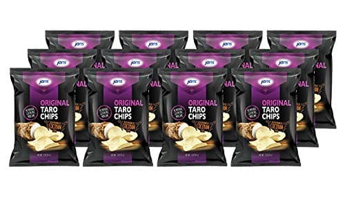 Jans Root Chips (3 oz - Pack of 12, Original Taro Chips)