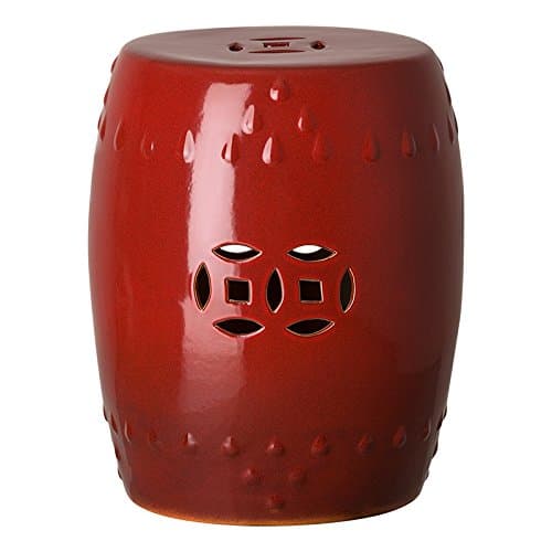 Emissary Prosperity Garden Stool - Red Speckle
