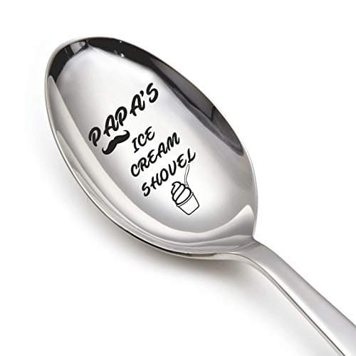 Engraved spoon (Papas Ice Cream Shovel)