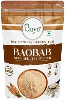 Adansonia digitata/अफ़्रीकी बाओबाब (gorakchinch) Baobab Superfruit Powder - Nature's Nutrient-Rich Boost for Your Health and Wellness" | Immune and Digestive Health | 100G | Gorakimli