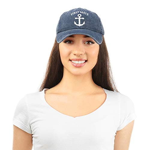 DALIX First Mate Hat Sailing Baseball Cap Sailor Gift Men Women Vintage