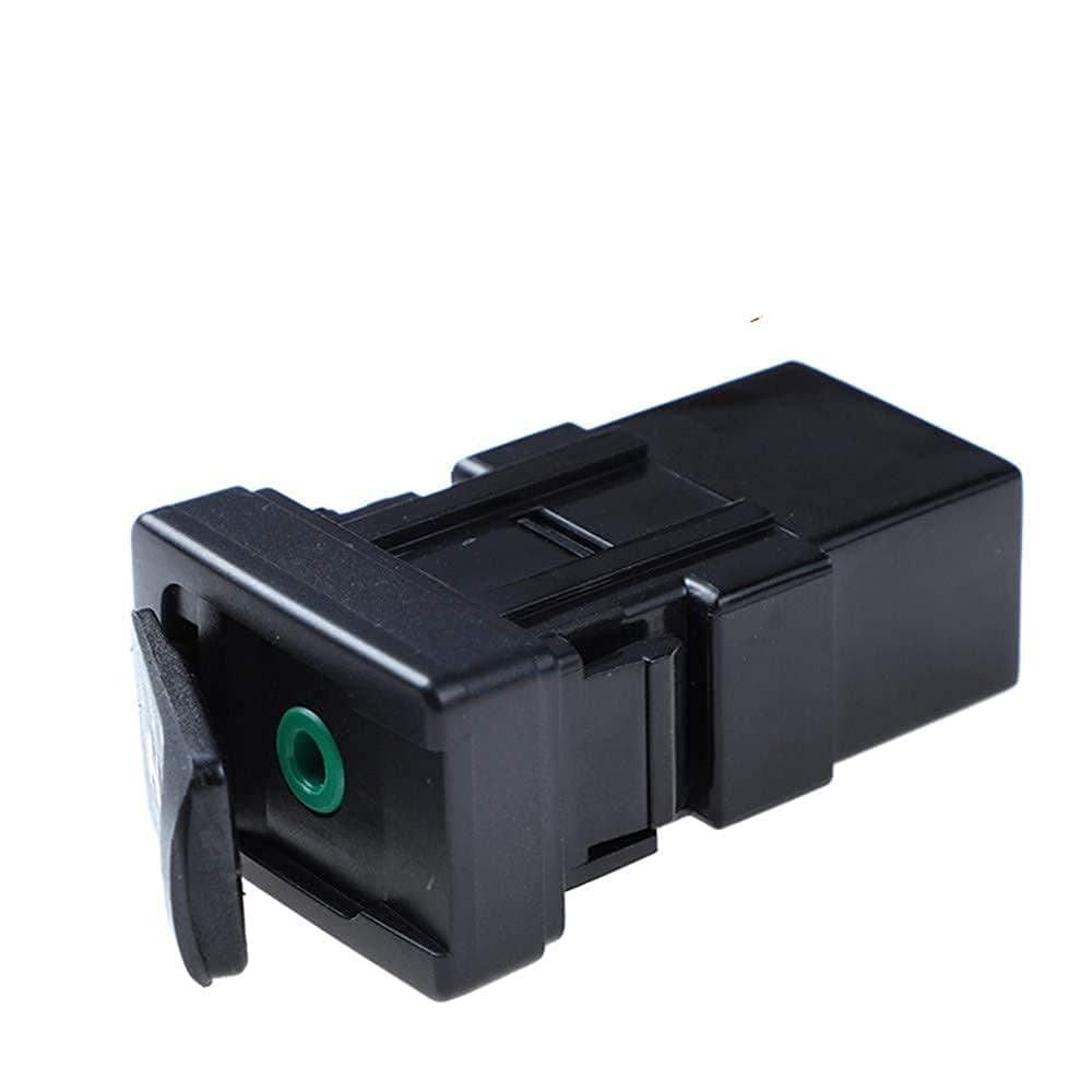 RLP Auxiliary Input Jack Aux Port Audio Adapter Compatible with 2005-2009 Toyota Prius Yaris FJ Cruiser 4Runner Lexus ES350 LS460 Replacement for 86190-06010 86190-53010