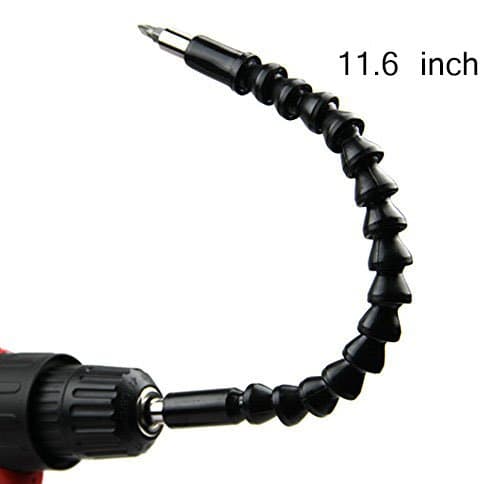 YoGou Screwdriver Extension Drill Bits Flexible 11.6 Inch Drill Bit Holder Shaft Connecting Link for Electronic Drill Connection pack of 1