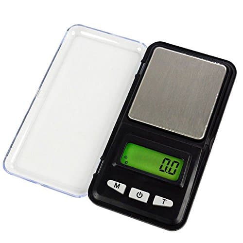 WiseField Digital Pocket Scale Jewelry Weight Compact Scale High Precision, Black (500g/0.1g)