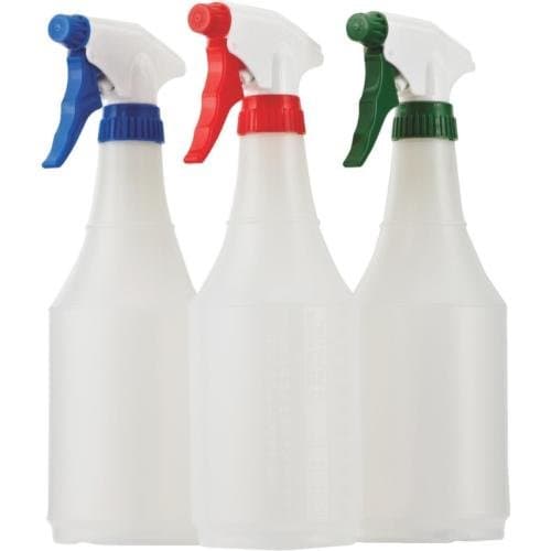 Plastic Spray Bottles with Triggers 24Oz 3Pk