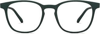 HUSTLR Lenskart | Zero Power Bluecut & Antiglare Computer Eyeglasses | Full Rim Square Shape | As Seen On Shark Tank | For Men & Women | Medium | LB E14058-W