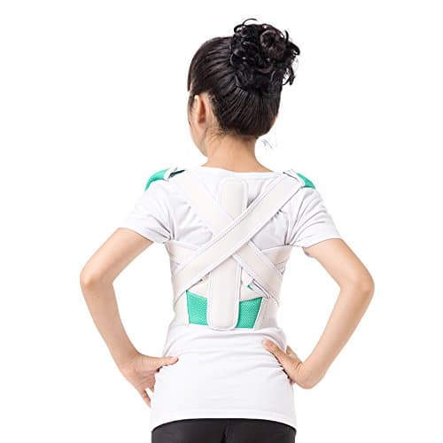 Child Corset Back Brace Belt Posture Corrector Belt for The Back Orthopedic Corset for Posture Pain Shoulder Support (M)