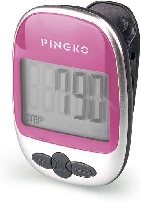PINGKO Outdoor Multi-Function Portable Sport Pedometer Step/Distance/Calories/Counter