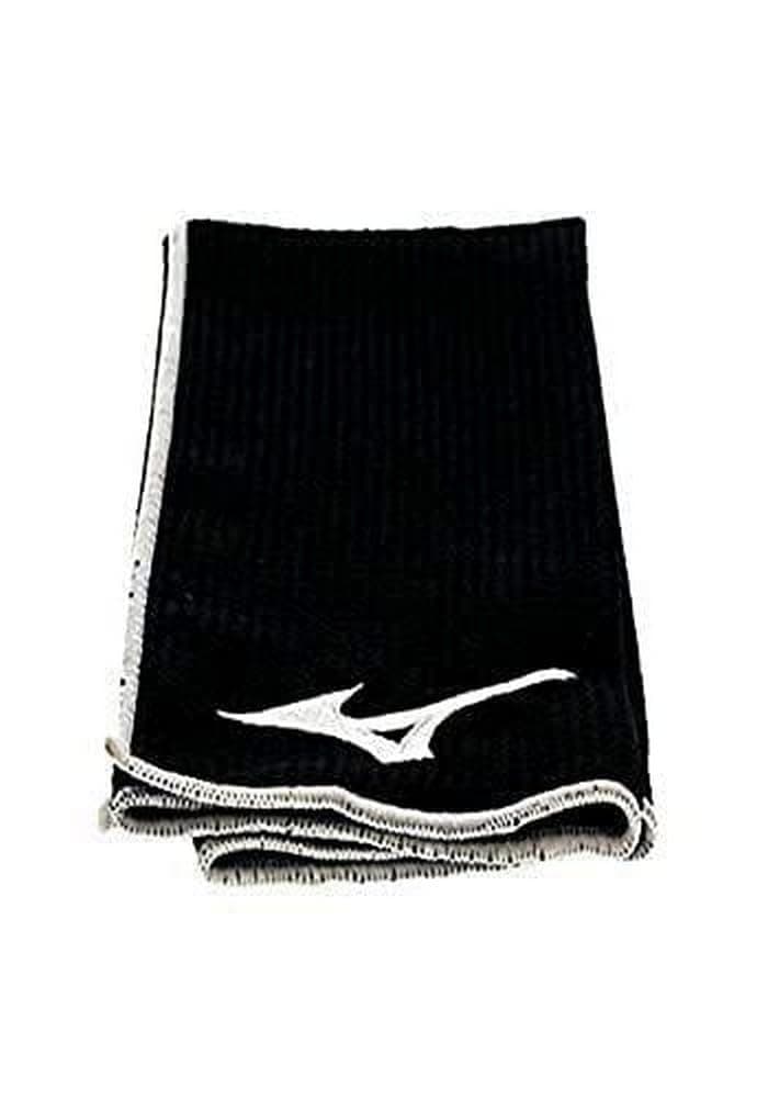 Mizuno Microfiber Cart Towel, Black Large
