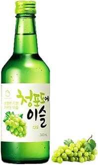 Korean Jinro Green Grape, Beverage Drinks Mixer 375ml - (Pack of 1)