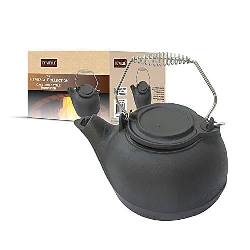 Wolds Collection Cast Iron Kettle, Black, Diameter 19 cm