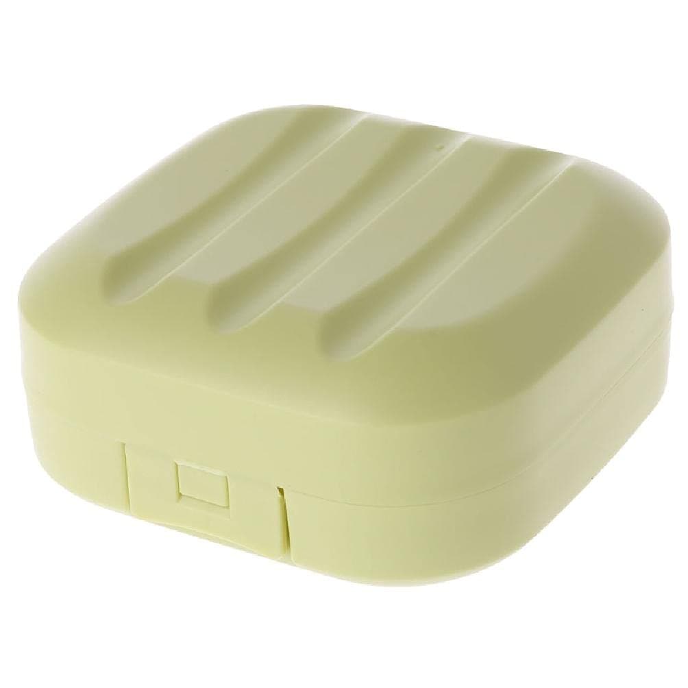 Soap Dish with Lid Plastic Soap Holder Portable Container Soap Saver Box for Case for Bathroom Shower Travel Outdoor Square soap case