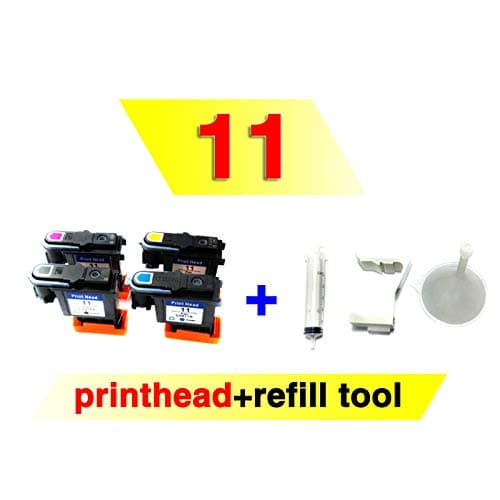 for hp11 printhead + Refill Tool Replace for hp 11 Designjet 10 20 50 100 120 70 100 111 500 510 800 815 820 (printhead+Refill Tool)