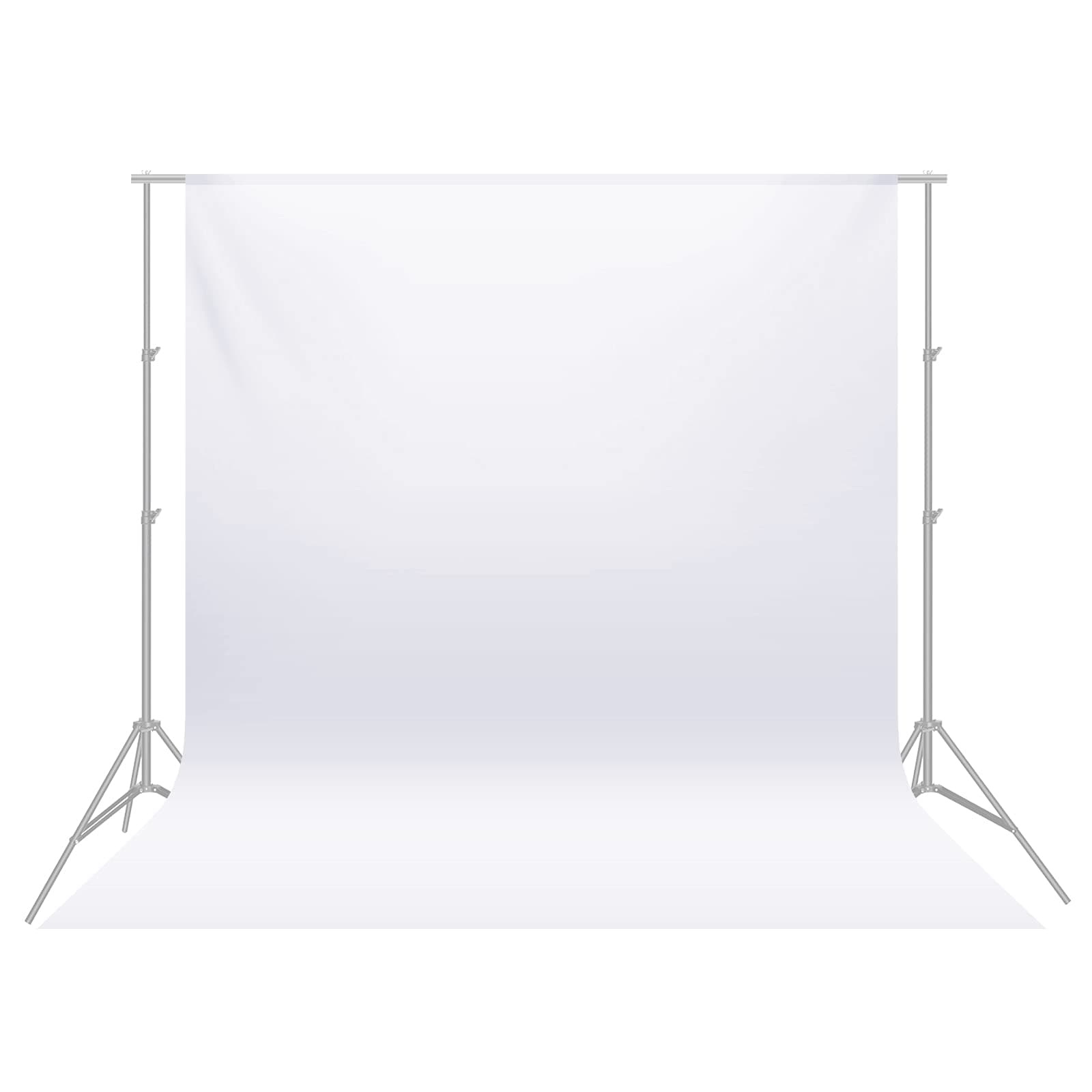 6 x 9FT / 1.8 x 2.8M PRO Photo Studio 100% Pure Muslin Collapsible Backdrop Background for Photography,Video and Television (Background Only-No frame) - White