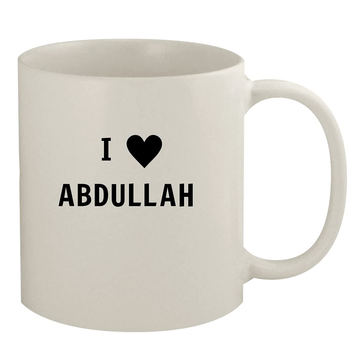 I Heart Love Abdullah - Ceramic 11oz White Mug