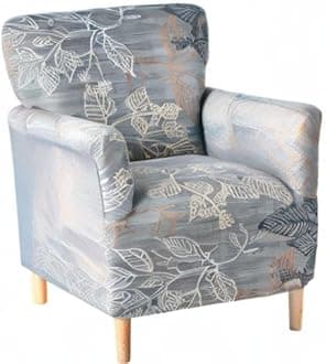 CRFATOP Stretch Mid Century Modern Armchair Slipcover 1-Piece Accent Chair Covers with Arms Soft Chair Slipcovers for Living Room Armchair Furniture Protector Office Reception Reading Sofa,A17