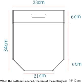 5pcs Insulated Lunch Bag with Zip Lock & Handle Stand Up Insulation Bags Reusable Thermal Box Liners Open Top Metalized Box Liners Lunch Food Box Thermal Shipping Bags (Size : 33X34X12cm)