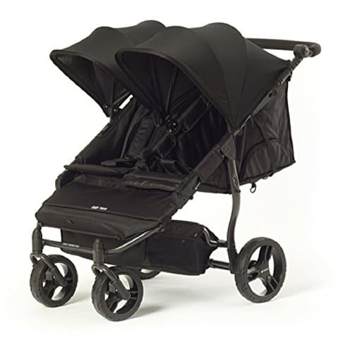 Baby Monster Easy Twin Stroller with Accesory Pack (Black)