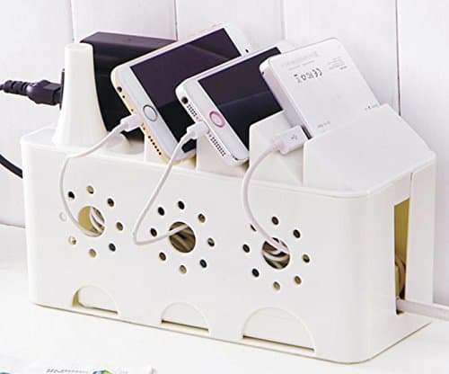 Multi-function power cord socket Organizer rack , white , 24*10.5*16