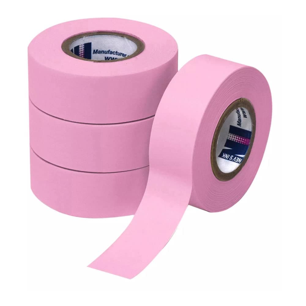 Nev's Ink TC-75-Pink Label Tape, 3/4" Width, 500" Length, Pink