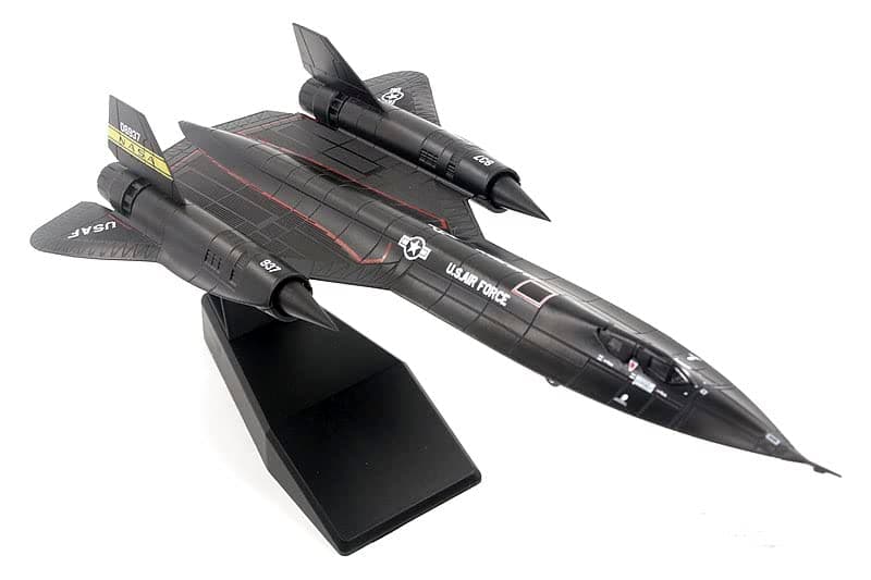 Lockheed YF-12 NASA Test led to SR-71 Blackbird 1/144 diecast w/ABS Model Plane