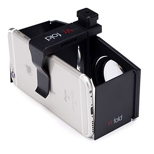 DOMO nHance VR3 Fold VR Headset & Universal Virtual Reality 3D, for All Smart Phones Upto 6.5 Mobile Screen VR3 Fold