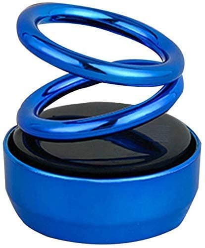 Semaphore Solar Energy Rotating Car Perfume with Long Lasting Mixed Fragrance(Blue) (compatible with Auddi Q3)