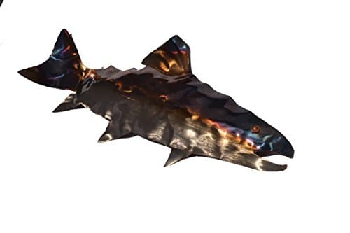 Straight Hand Hammered Fish-Metal Art