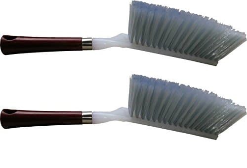 Generic - MAT-Brush-ST2 Cleaning Brush, Duster with Hard and Long Bristles for Car Seat/Carpet/Mats (Multicolour) - 2 Pieces