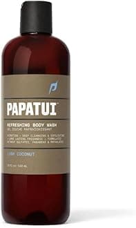 Pap.atuii Refreshing Men's Body Wash – Lush Coconut – With Coconut Oil for Nourished, Cleansed Skin - 18 oz