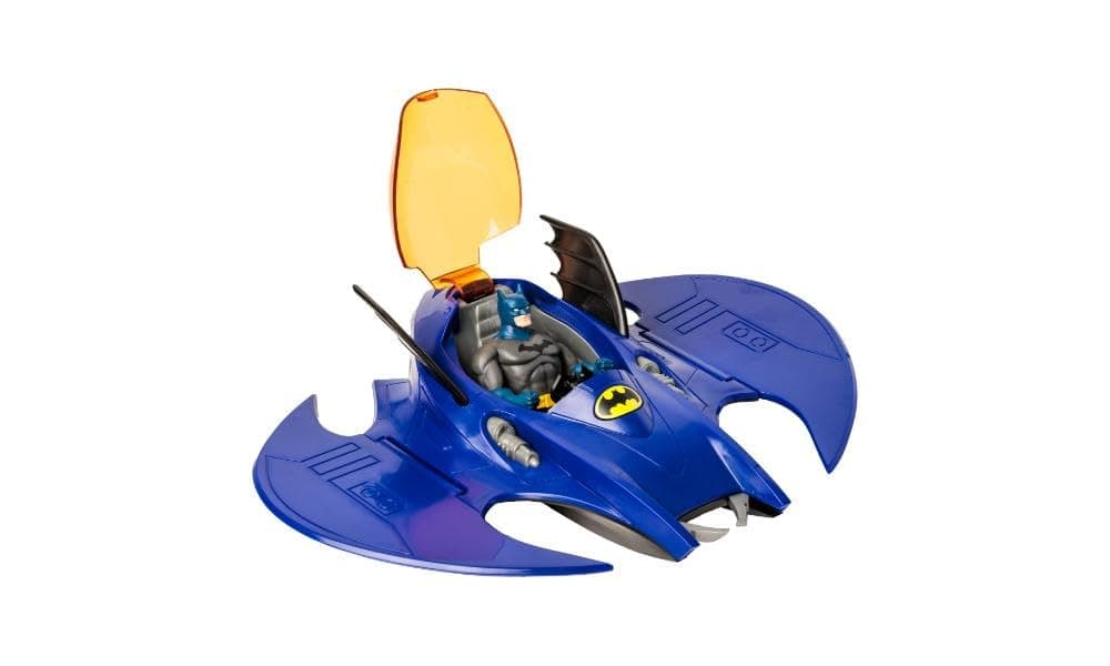 McFarlane Toys, DC Multiverse, 5-inch DC Super Powers Batwing Action Figure Vehicle Compatible with 5-inch Figures, Collectible DC Retro 1980’s Super Powers Line Figure – Ages 12+