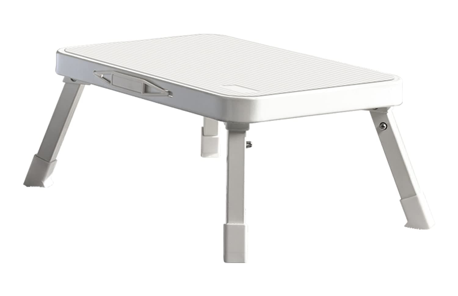 XinSunho Folding Step Stool One Step Ladder, Portable Kids Step Stools for Adults with Non-Slip Pedal, Metal Foot Stool for Bed Kitchen RV 330lbs Capacity