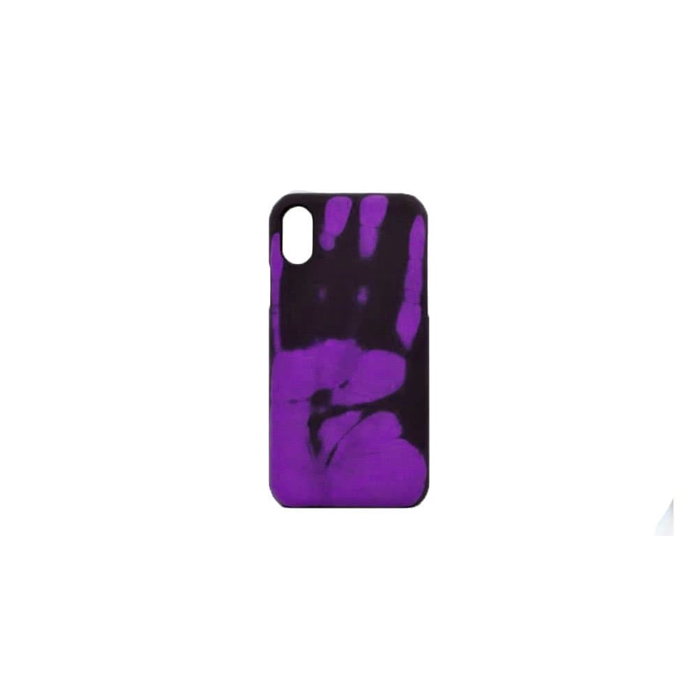 [HYPER URBAN] iPhone X Case [Color Changing] The Original Heat Reactive Protective Case (Purple)