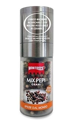 Black Peppercorns by Montosco with Grinder