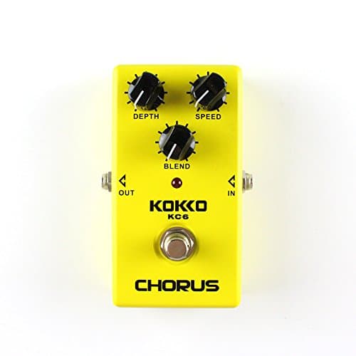 Guitar Effects Pedal, KC6 Chorus Effects Pedal Processor for Guitar and Bass - KOKKO