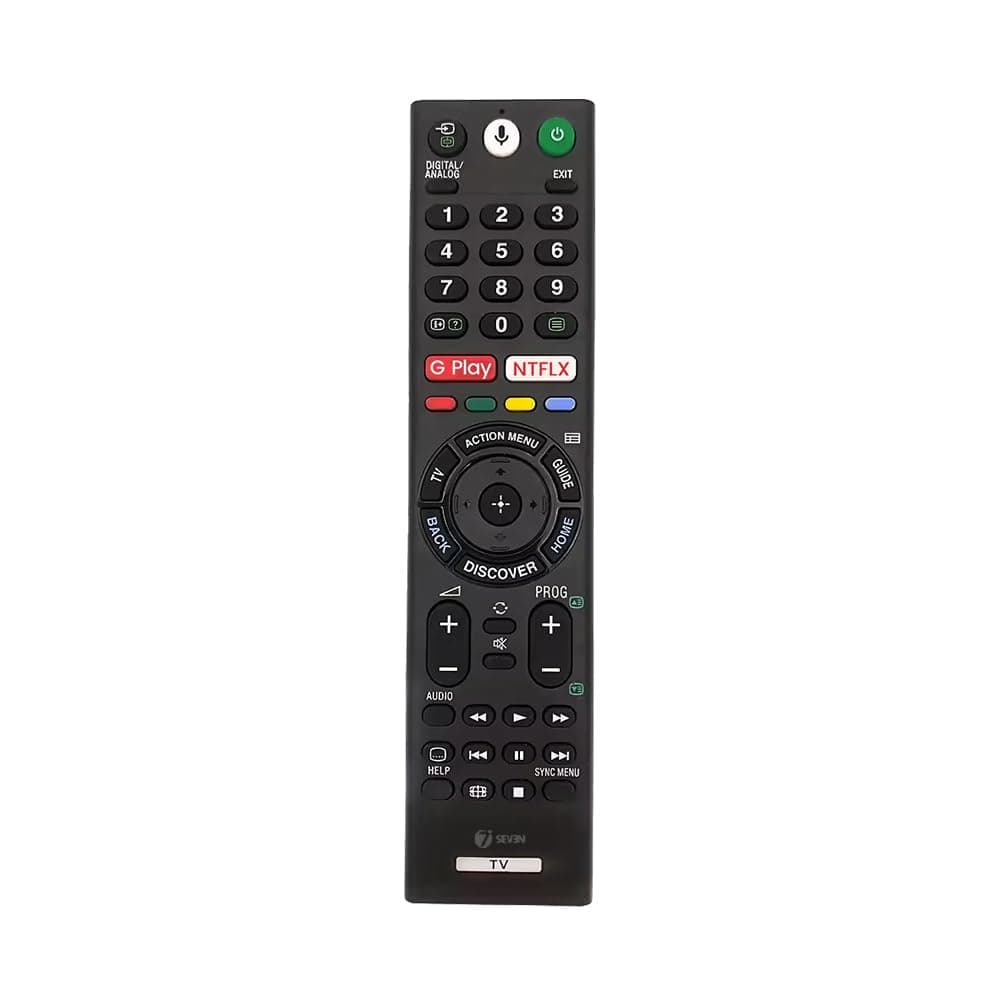 7 SEVEN® Compatible with Sony TV Remote Control Model RMF-TX200P with Bluetooth Voice Command Suitable for 4K Smart LED UHD OLED QLED Android Bravia Television - Pairing Must !