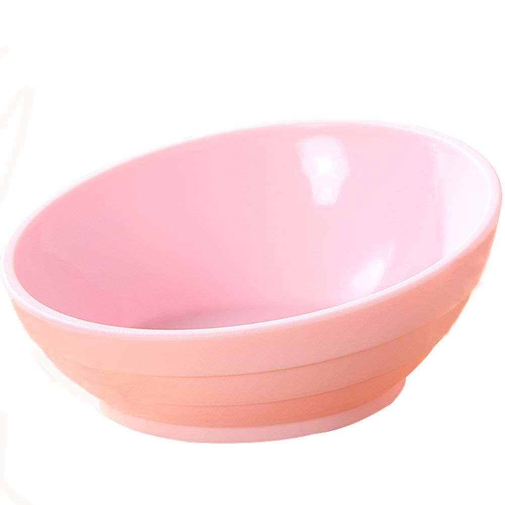 Creation Core Premium Quality Tilted Pet Bowl for Cats Small Animals with Anti-skid Rubber(Pink)