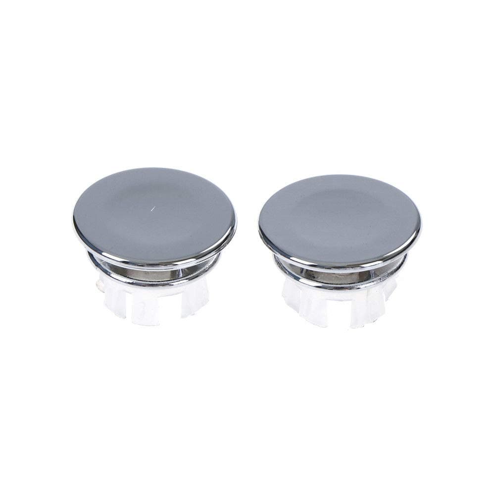 Sink Overflow Trim Ring Chrome Hole Cover Cap Round