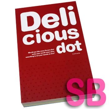 Kawaii Stationery Delicious Dot Maroon Notebook Journal Diary