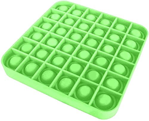 Push Pop Pop Bubble Sensory Fidget Toy Autism Special Needs Stress Reliever, Squeeze Sensory Toy, Relieve Stress, Help Restore Emotions (Green)