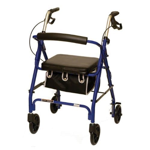 ProBasics Junior Rollator with Loop Brakes and Pouch (Blue) by ProBasics