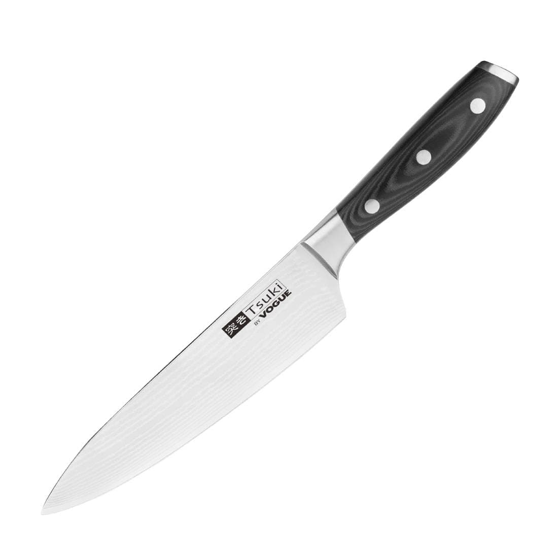 11929 Tsuki Series 7 Chef Knife - 8", Silver